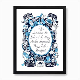 Alice In Wonderland Art Print