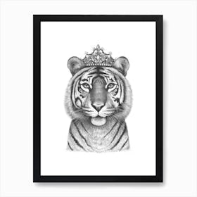 The Tigress Queen Art Print