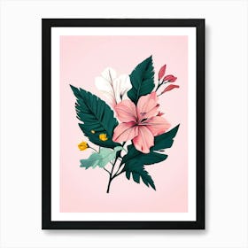 Hibiscus Flower 10 Art Print