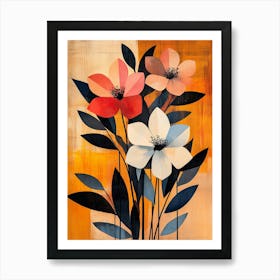 Flowers In A Vase 30 Art Print