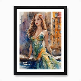 Mermaid 16 Art Print