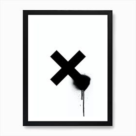 X Shoot Art Print