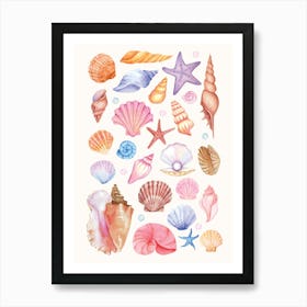 Seashells Art Print