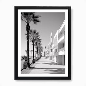 Marbella, Spain, Black And White Old Photo 2 Art Print