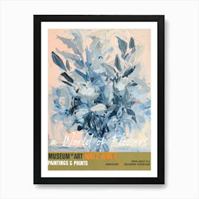 A World Of Flowers, Van Gogh Exhibition Bluebell 3 Art Print