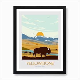 Yellowstone National Park  Art Print