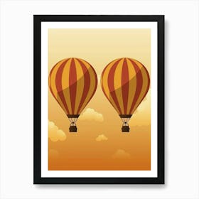 Hot Air Balloons In The Sky 1 Poster