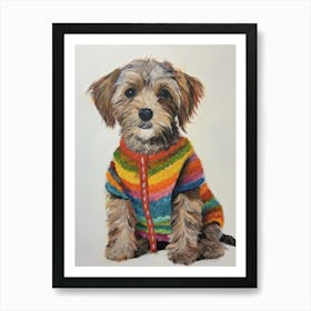 Baby Animal Wearing Sweater Puppy 1 Affiche