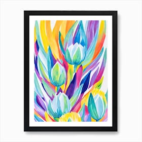 Artichoke Marker vegetable Art Print