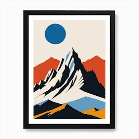 Mountains 1 Art Print