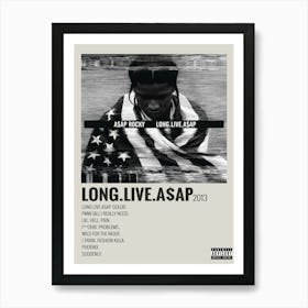 Asap Rocky Long Live Asap Music Album Rapper Singer Modern Canvas Painting Poster Hd 1 Art Print