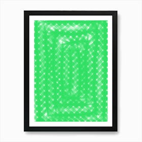 Abstract Green Background Art Print