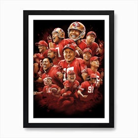 San Francisco 49ers 2024 Print 02 Art Print