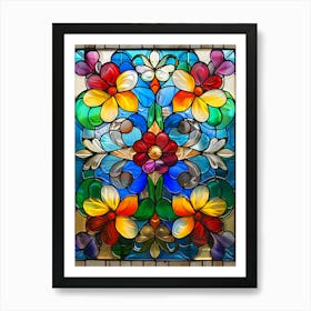 Stained Glass Art Print