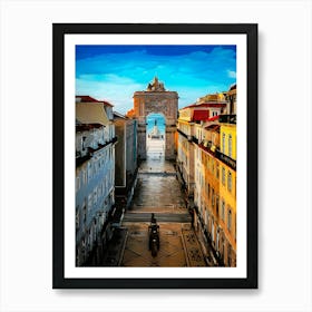 Arco De Rua Augusta, Baixa, Lisbon, Portugal Art Print