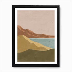 Abstract Landscape - Abstract Stock Videos & Royalty-Free Footage 3 Art Print