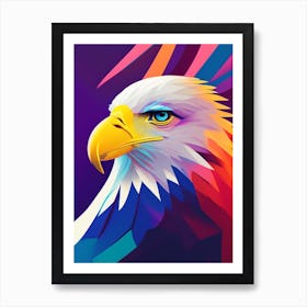 Bald Eagle Pop Matisse Bird Art Print
