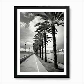 Palma De Mallorca, Spain, Black And White Photography 3 Art Print