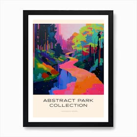 Abstract Park Collection Poster Namsan Park Seoul South Korea 3 Art Print