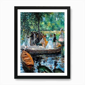 La Grenouillère "The Frog Pond" 1869 by Pierre Auguste Renoir - HD Remastered Immaculate Art Print