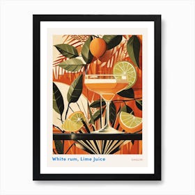 Art Deco Daiquiri 1 Poster Art Print