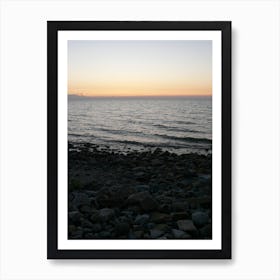 Sunset At The Beach Art Print