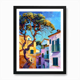 Tree In The Street 1 Art Print