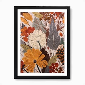 Fall Botanicals Queen Annes Lace 1 Art Print