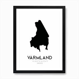 Värmland Sweden Cities Art Print