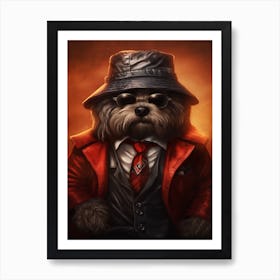 Gangster Dog Havanese Art Print