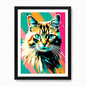 Cat Watcher Art Print