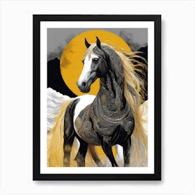 Horse Of The Moon Art Print