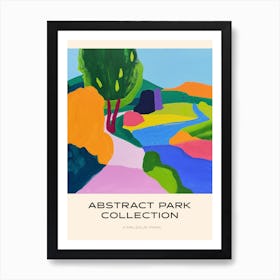 Abstract Park Collection Poster Karlsaue Park Kassel 1 Art Print