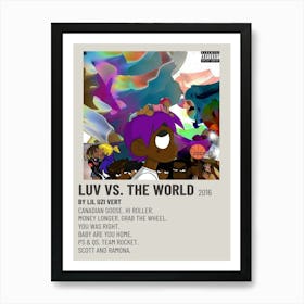 Lil Uzi Vert Vs. The World Album Poster Decorative 2 Art Print