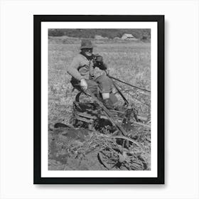 Farmer In Animas River Valley, La Plata County, Colorado By Russell Lee Poster