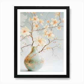 Magnolia Blossoms Art Print