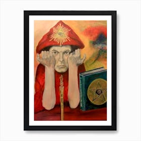 Aleister Crowley Portrait Art Print