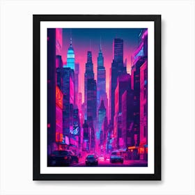 New York City Art Travel Art Print