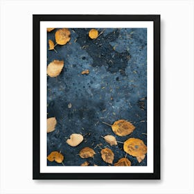 Autumn Leaves On The Ground 7 Art Print