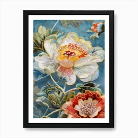 Chinese Flower Painting 68 Art Print