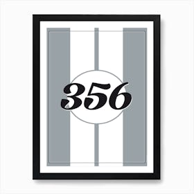 356, Racing Design Art Print