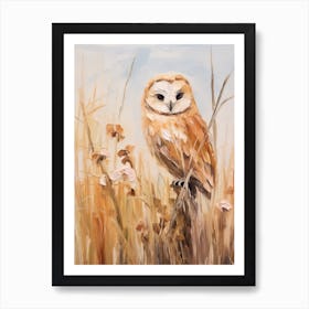 Bird Painting Owl 2 Art Print
