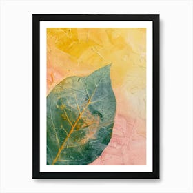 Abstract Leaf Painting Art Print