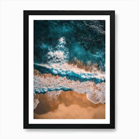 Aerial View Of The Ocean 10 Art Print