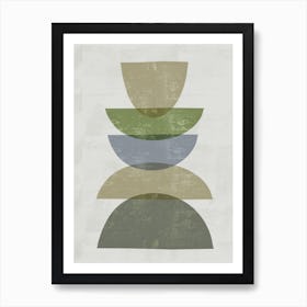 Stacks Of Bowls Art Print