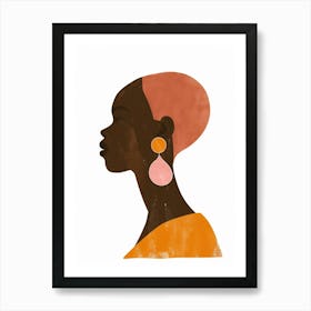 Portrait Of African Woman 70 Art Print