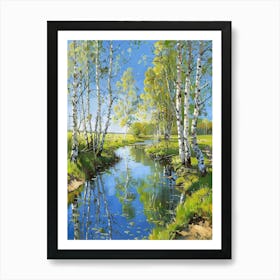 Birch Trees 23 Art Print