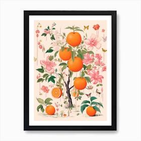 Orange Tree Art Print