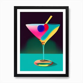 Jelly Bean Pop Matisse Cocktail Poster Art Print