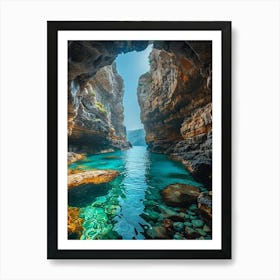 Cave In A Rock Art Print